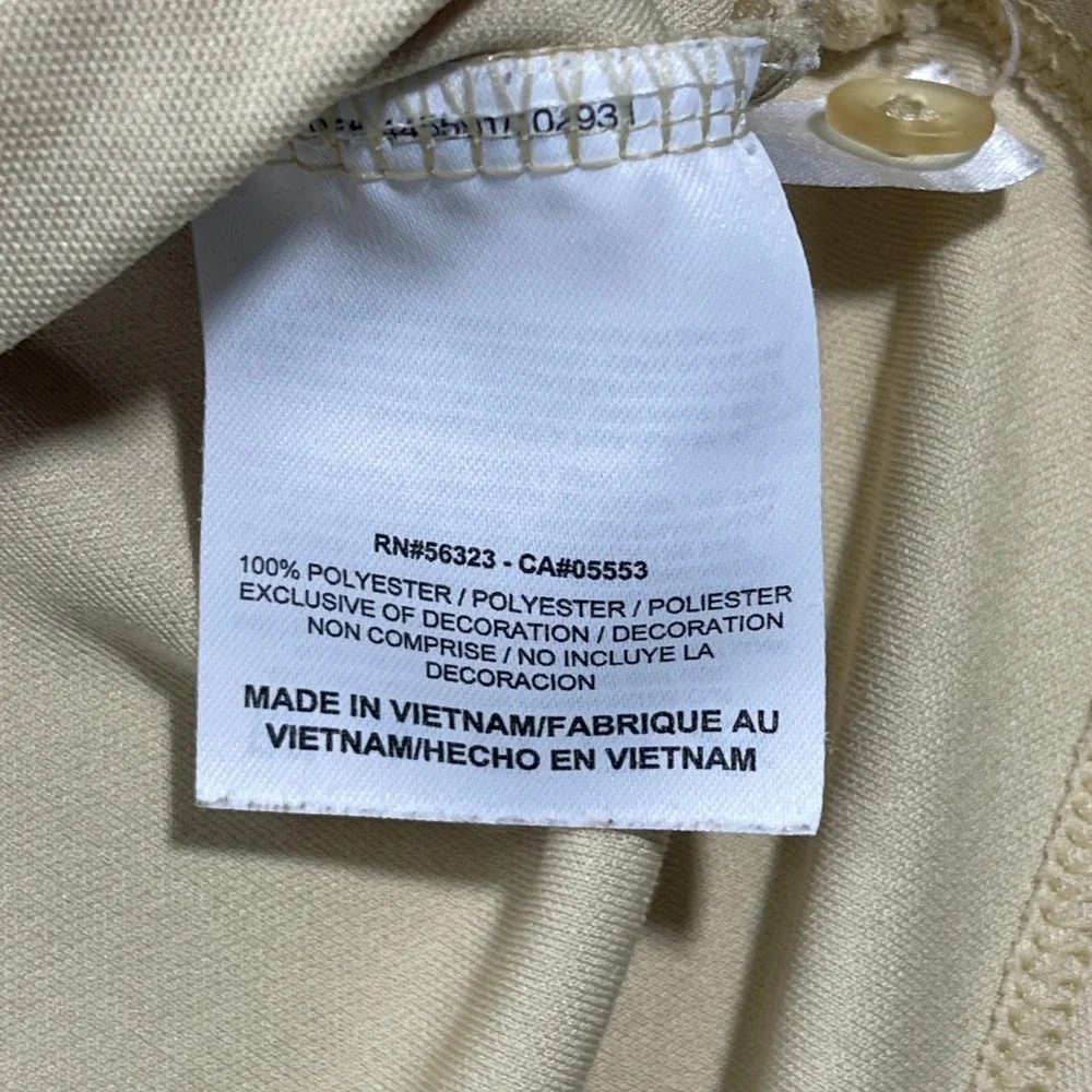 Nike Golf‎ Tour Performance Dri-FIT Women's XL Beige Golf Polo Shirt